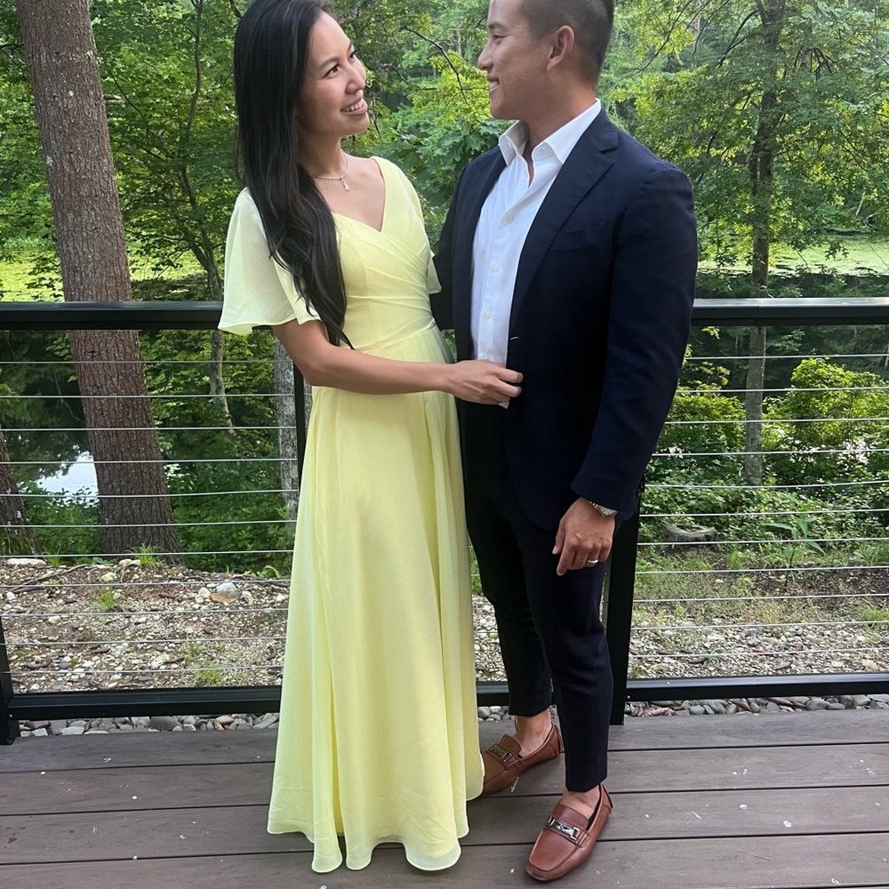 Yellow (canary) bridesmaid dress - only worn once! - Picture 8 of 9